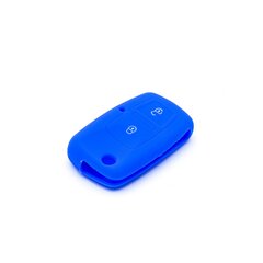 Силиконовый чехол для автомобильного ключа от SEAT SKODA VW, синий цена и информация | Дополнительные принадлежности | kaup24.ee