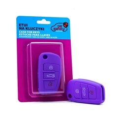Силиконовый чехол для автомобильного ключа от AUDI, фиолетовый цена и информация | Дополнительные принадлежности | kaup24.ee
