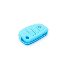 Силиконовый чехол для автомобильного ключа от AUDI, светло-синий цена и информация | Дополнительные принадлежности | kaup24.ee