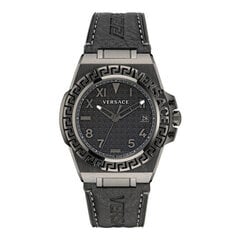 Käekell meestele Versace Greca Reaction Quartz Black Dial цена и информация | Мужские часы | kaup24.ee