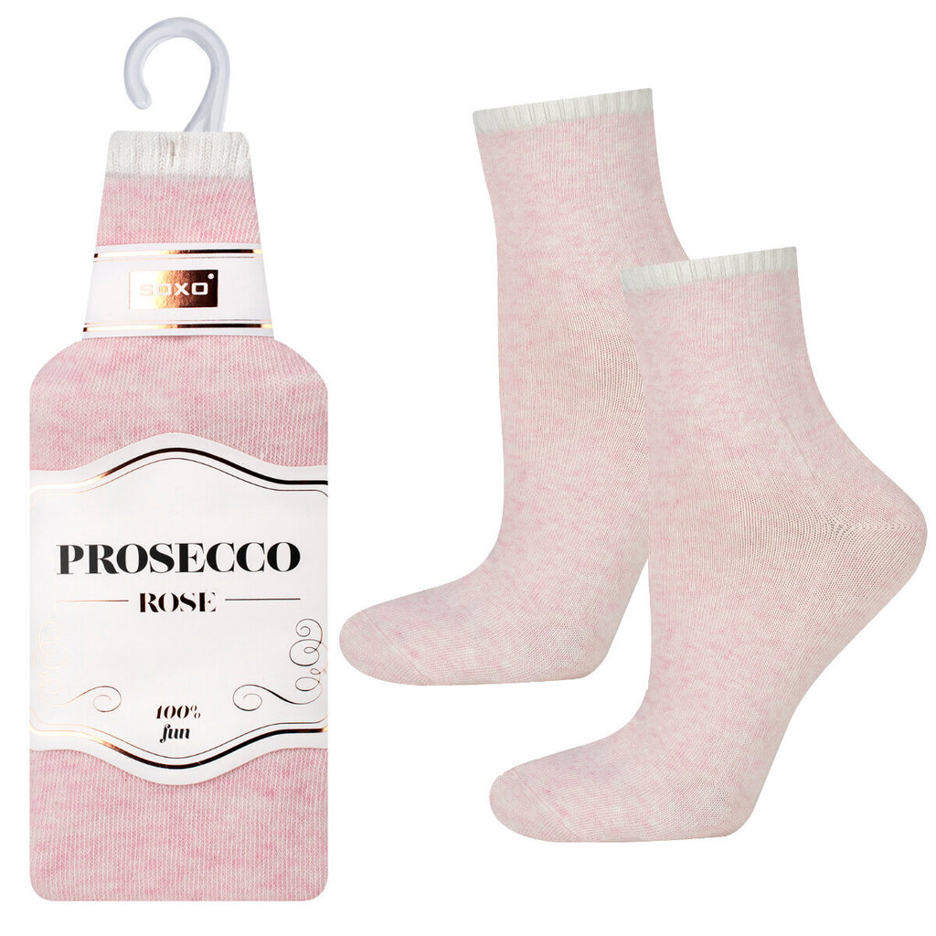 Sokid naistele Soxo Prosecco, roosa цена и информация | Naiste sokid | kaup24.ee