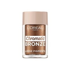 L’Oreal Chromatic Bronze Loose Pigments Bronzer hind ja info | Ripsmetušid, lauvärvid, silmapliiatsid, seerumid | kaup24.ee