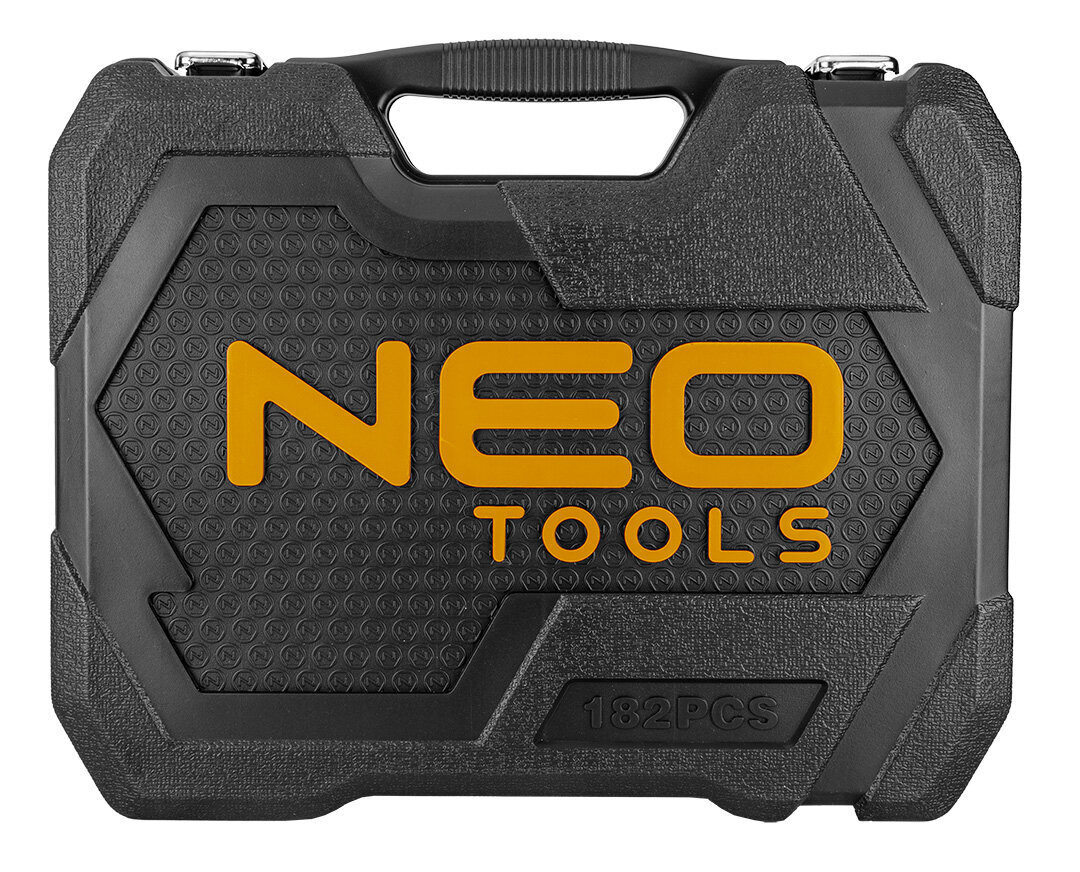 Tööriistakomplekt Neo 10-074, 182 tk. hind ja info | Käsitööriistad | kaup24.ee