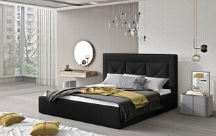 Кровать  Cloe, 140х200 см, черный цвет цена и информация | Кровати | kaup24.ee