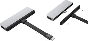 Hyper HyperDrive 6-in-1, USB-C hind ja info | Kaablid ja juhtmed | kaup24.ee