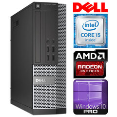 Dell 7020 SFF i5-4570 8GB 480SSD+2TB R5-430 2GB WIN10PRO/W7P hind ja info | Lauaarvutid | kaup24.ee