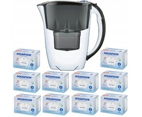 Veefilter - kann Aquaphor Amethyst +10 filtrid, must värv hind ja info | Aquaphor Kodumasinad, kodutehnika | kaup24.ee