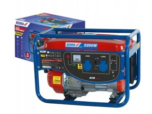 Bensiini elektrigeneraator Dedra 2kW hind ja info | Generaatorid | kaup24.ee