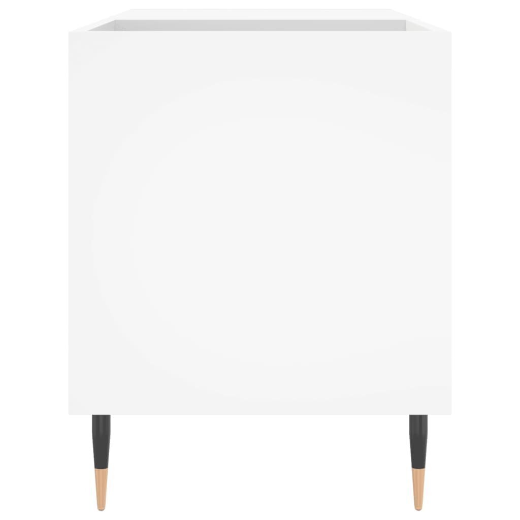 vidaXL plaadikapp, valge, 85 x 38 x 48 cm, tehispuit hind ja info | Elutoa väikesed kapid | kaup24.ee