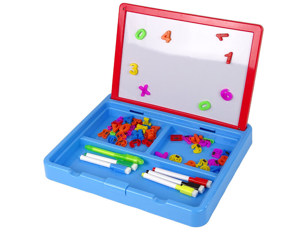Magnetiline joonistustahvel koos helendavate värvidega 2in1 hind ja info | Arendavad mänguasjad | kaup24.ee