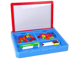 Magnetiline joonistustahvel koos helendavate värvidega 2in1 цена и информация | Развивающие игрушки | kaup24.ee