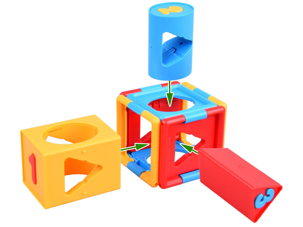 Hariduslik kokkupandav puzzle-kuubik hind ja info | Arendavad mänguasjad | kaup24.ee