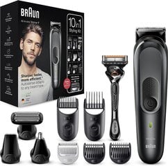 Braun 10 in 1 Styling Kit MGK7331 цена и информация | Машинки для стрижки волос | kaup24.ee