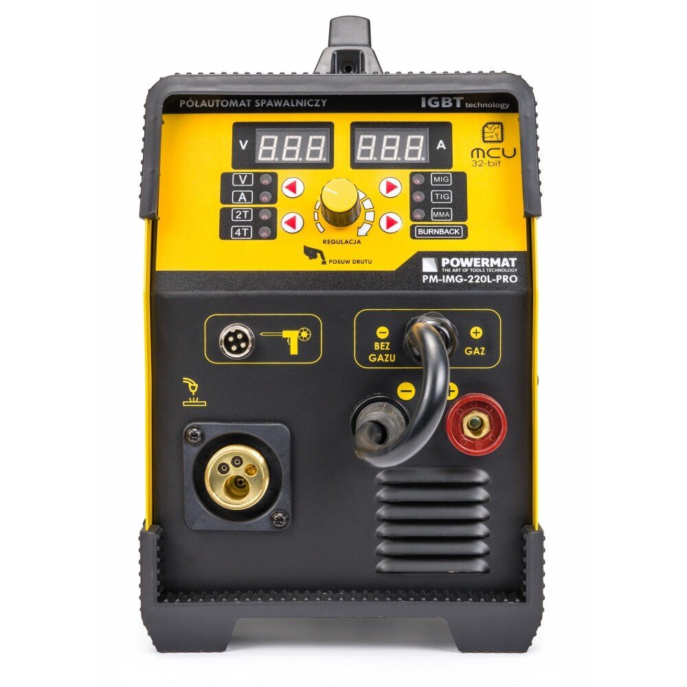 Keevitusinverter migomat 220A MIG/MAG/TIG / MMA Powermat цена и информация | Keevitusseadmed | kaup24.ee