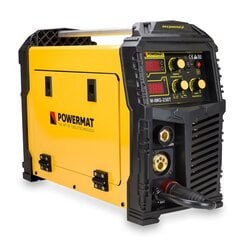 Keevitusinverter migomat 230A MIG/MAG/TIG / MMA Powermat цена и информация | Сварочные аппараты, паяльники | kaup24.ee