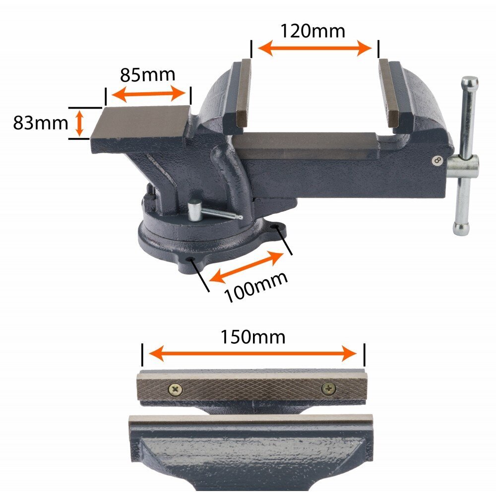 Lukksepa klambrid 150mm Powermat цена и информация | Käsitööriistad | kaup24.ee