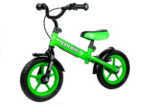 Балансировочный велосипед Mario, зеленый цена и информация | Балансировочные велосипеды | kaup24.ee