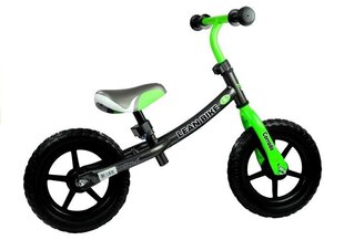 Балансировочный велосипед Corrado, зеленый/черный цена и информация | Балансировочные велосипеды | kaup24.ee