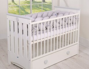 Punutud kaitse voodile XXL My Sweet Baby, hall цена и информация | Товары для безопасности детей дома | kaup24.ee