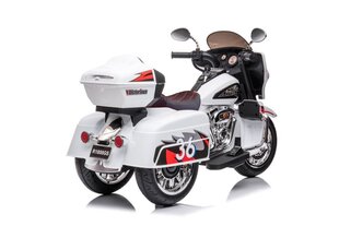 Трехколесный электромотоцикл Goldwing NEL-R1800GS, белый цена и информация | Электромобили для детей | kaup24.ee