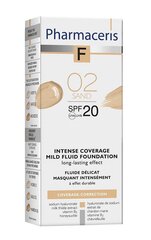 Интенсивно покрывающая база для макияжа Pharmaceris F Intensive Coverage, SPF20, 30 мл цена и информация | Пудры, базы под макияж | kaup24.ee