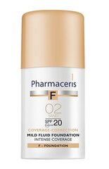 Интенсивно покрывающая база для макияжа Pharmaceris F Intensive Coverage, SPF20, 30 мл цена и информация | Пудры, базы под макияж | kaup24.ee