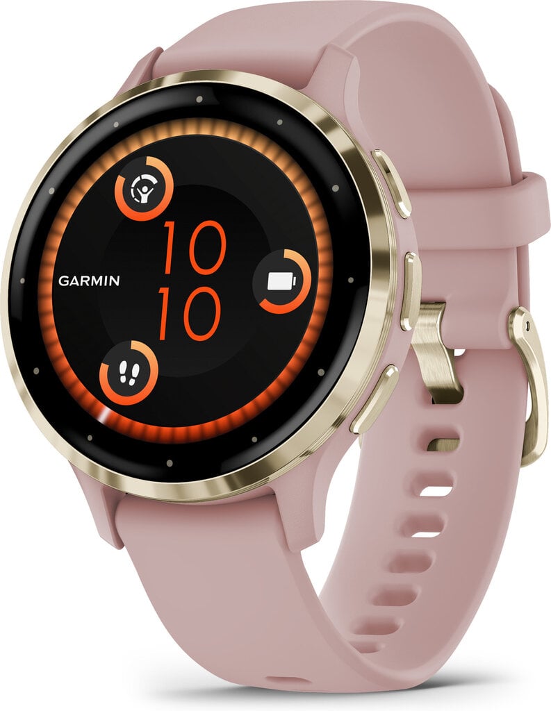 Garmin Venu® 3S Soft Gold Stainless Steel Bezel with Dust Rose Case and Silicone Band 41mm hind ja info | Nutikellad (smartwatch) | kaup24.ee