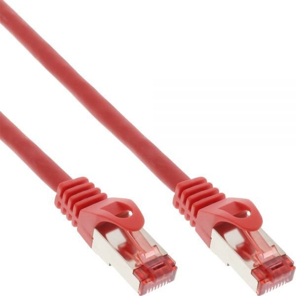 InLine 76422R, Rj45 Cat6 S/Ftp, 25 cm hind ja info | Kaablid ja juhtmed | kaup24.ee