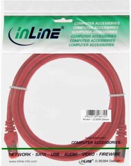 InLine 76422R, Rj45 Cat6 S/Ftp, 25 cm hind ja info | Kaablid ja juhtmed | kaup24.ee