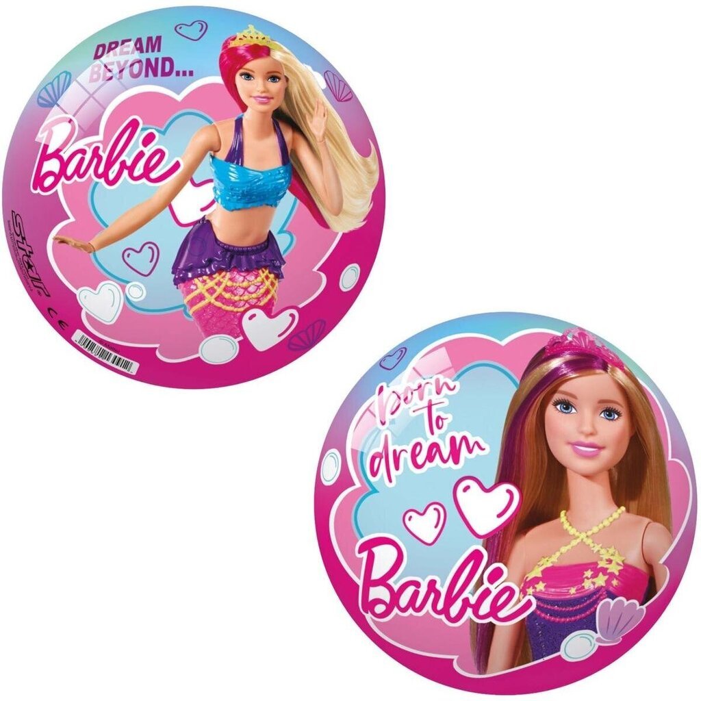 Kummipall 23 cm, Barbie цена и информация | Mänguasjad (vesi, rand ja liiv) | kaup24.ee