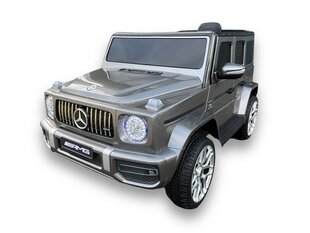 Детский электромобиль Mercedes G63 12v с музыкальным модулем, серый цена и информация | Электромобили для детей | kaup24.ee