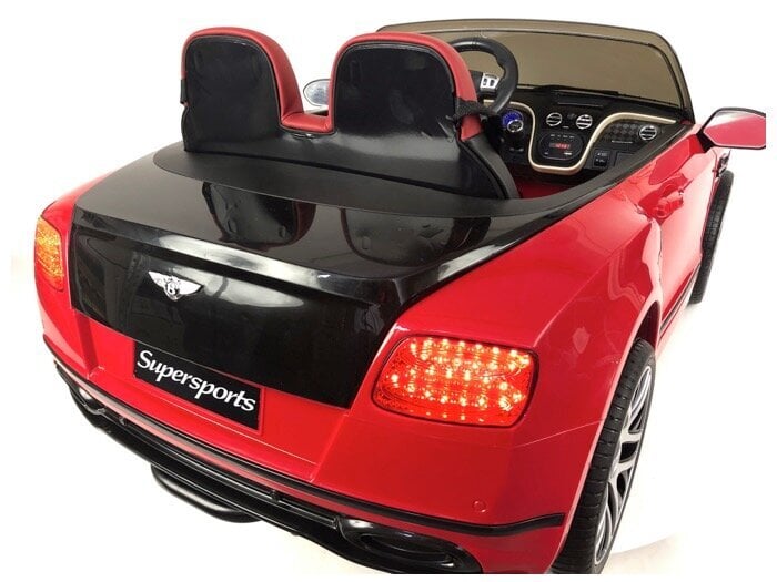 Elektriauto Bentley Supersports, 2-kohaline, punane hind ja info | Laste elektriautod | kaup24.ee