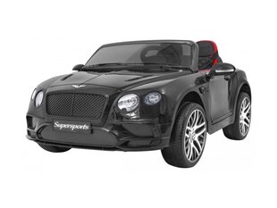 Elektriauto Bentley Supersports, 2-kohaline, must hind ja info | Laste elektriautod | kaup24.ee