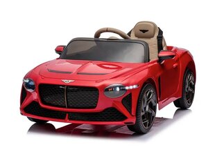 Elektriauto Bentley Bacalar 12v, muusikamoodul, punane цена и информация | Электромобили для детей | kaup24.ee