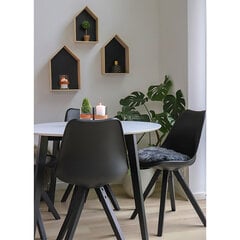 2-tooliga komplekt Bergen, must цена и информация | Стулья для кухни и столовой | kaup24.ee