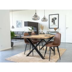 2-tooliga komplekt Stockholm, pruun цена и информация | Стулья для кухни и столовой | kaup24.ee