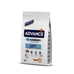 Kuivtoit ülekaalulistele koertele ADVANCE Medium Adult Light, 3 kg цена и информация | Сухой корм для собак | kaup24.ee