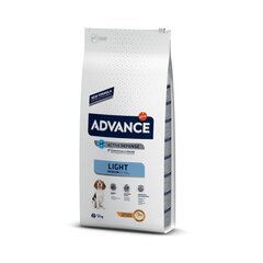 Kuivtoit ülekaalulistele koertele ADVANCE Medium Adult Light, 12 kg цена и информация | Сухой корм для собак | kaup24.ee