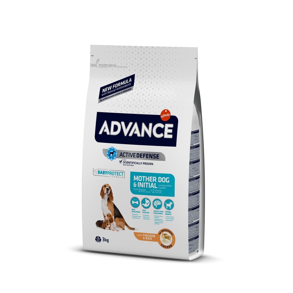 Kuivtoit kutsikatele ADVANCE Puppy Protect Inicial, 3 kg цена и информация | Kuivtoit koertele | kaup24.ee