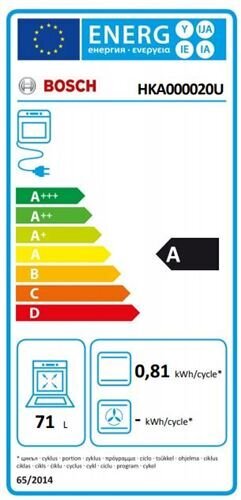 Bosch Hka000020U Serie 2 цена и информация | Elektripliidid | kaup24.ee