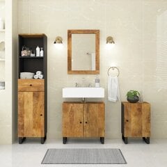 4-osaline vannitoamööbli komplekt vidaXL hind ja info | Vannitoa komplektid | kaup24.ee