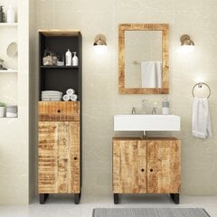 3-osaline vannitoamööbli komplekt vidaXL hind ja info | Vannitoa komplektid | kaup24.ee