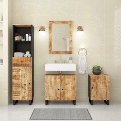 3-osaline vannitoamööbli komplekt vidaXL hind ja info | Vannitoa komplektid | kaup24.ee