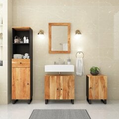 4-osaline vannitoamööbli komplekt vidaXL hind ja info | Vannitoa komplektid | kaup24.ee