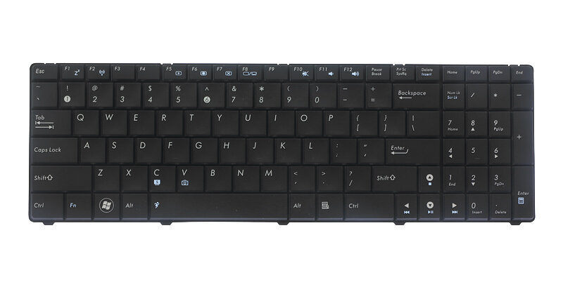 Sülearvuti klaviatuur Asus K50 цена и информация | Klaviatuurid | kaup24.ee