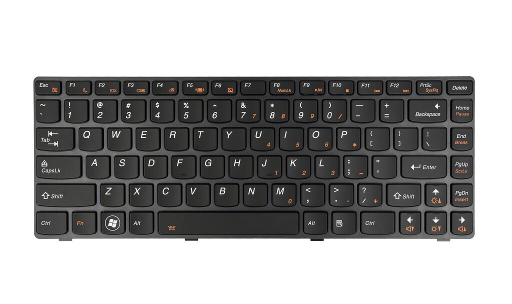 Sülearvuti klaviatuur Lenovo Y480 (valgustusega) цена и информация | Klaviatuurid | kaup24.ee