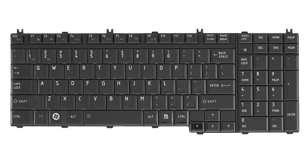 Sülearvuti klaviatuur Toshiba A500, P300 hind ja info | Klaviatuurid | kaup24.ee