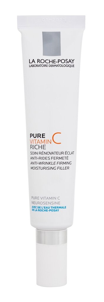 Niisutav näokreem La Roche-Posay Redermic C Anti-Aging Sensitive Skin Fill-In Care 40 ml hind ja info | Näokreemid | kaup24.ee