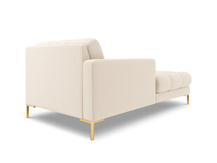 Левый шезлонг Bali, 185x102x75 см, песочный/золотой цвет цена и информация | Кресла в гостиную | kaup24.ee