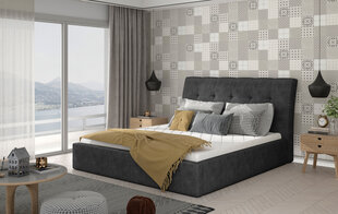 Кровать Inge 180x200 см, серого цвета цена и информация | Кровати | kaup24.ee